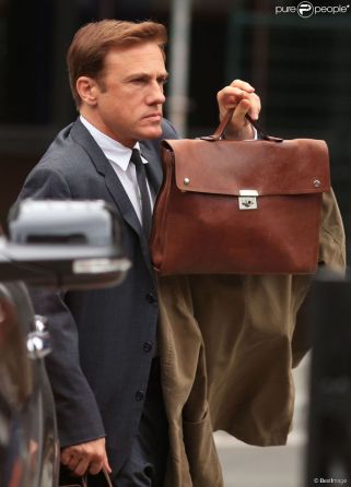 Christopher Waltz, durant le tournage de "Big Eyes" à Vancouver